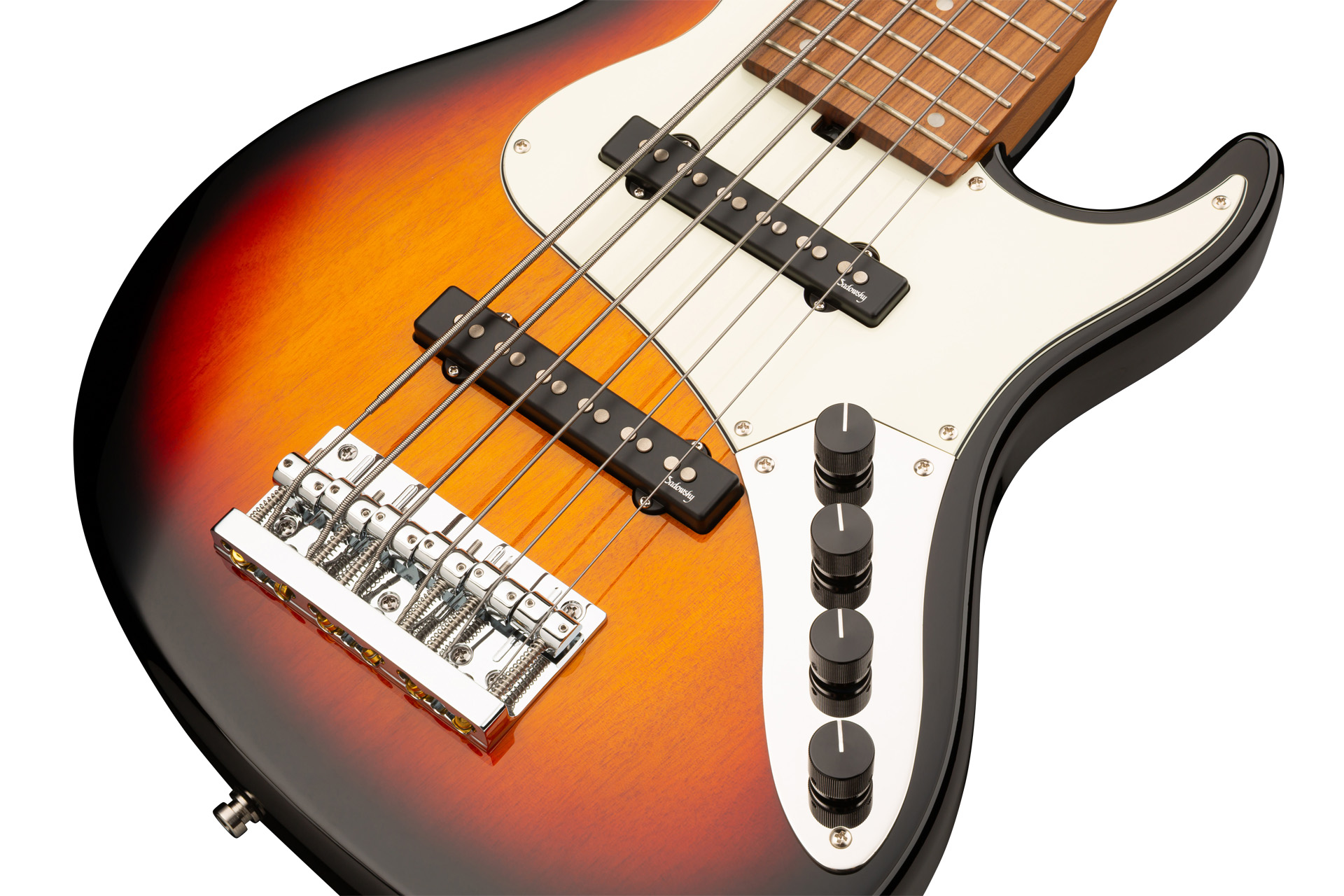 MetroExpress 24-Fret Vintage J/J Bass 6-String Tobacco Sunburst